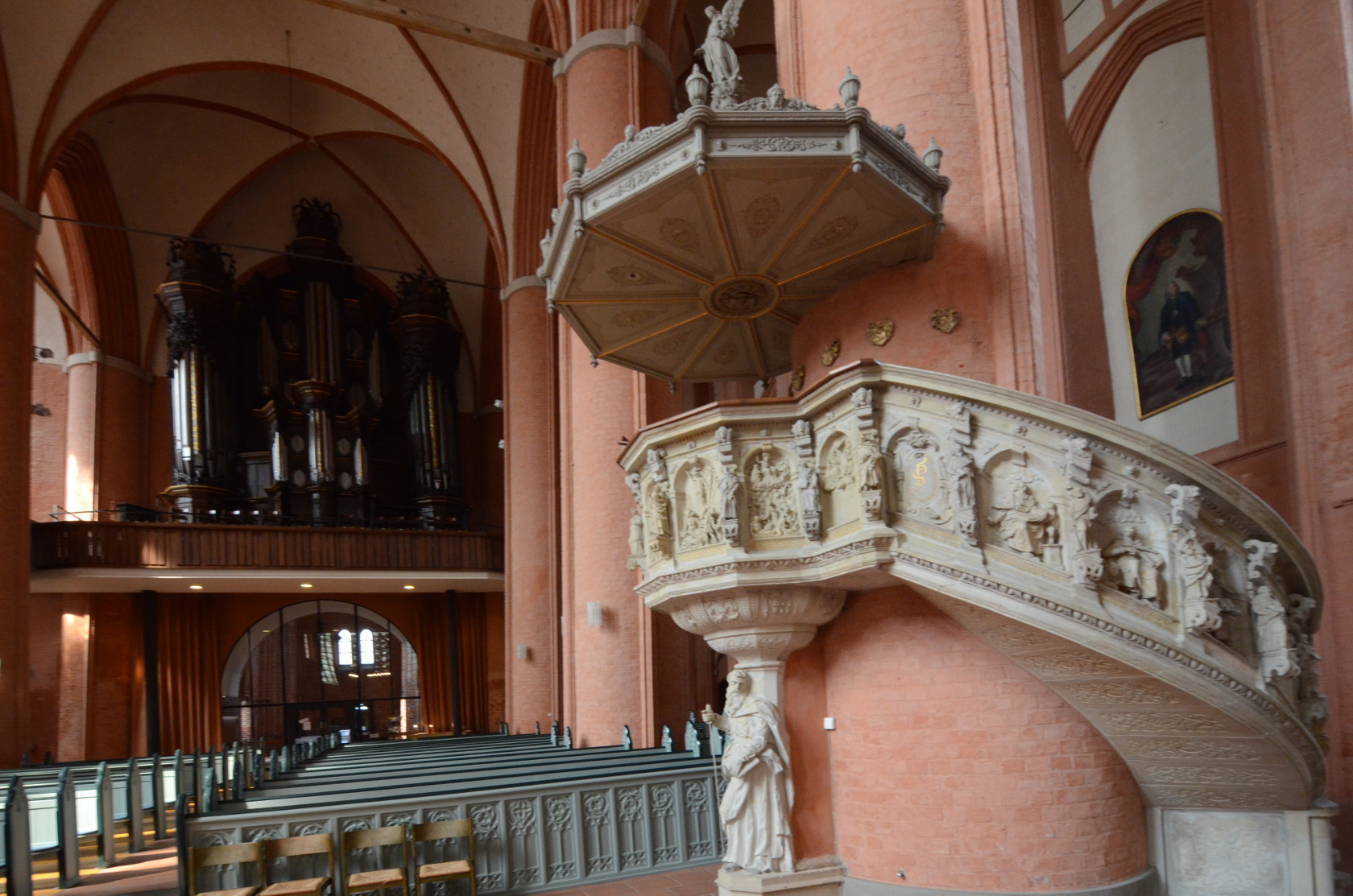 Kanzel in der Lüneburger Kirche