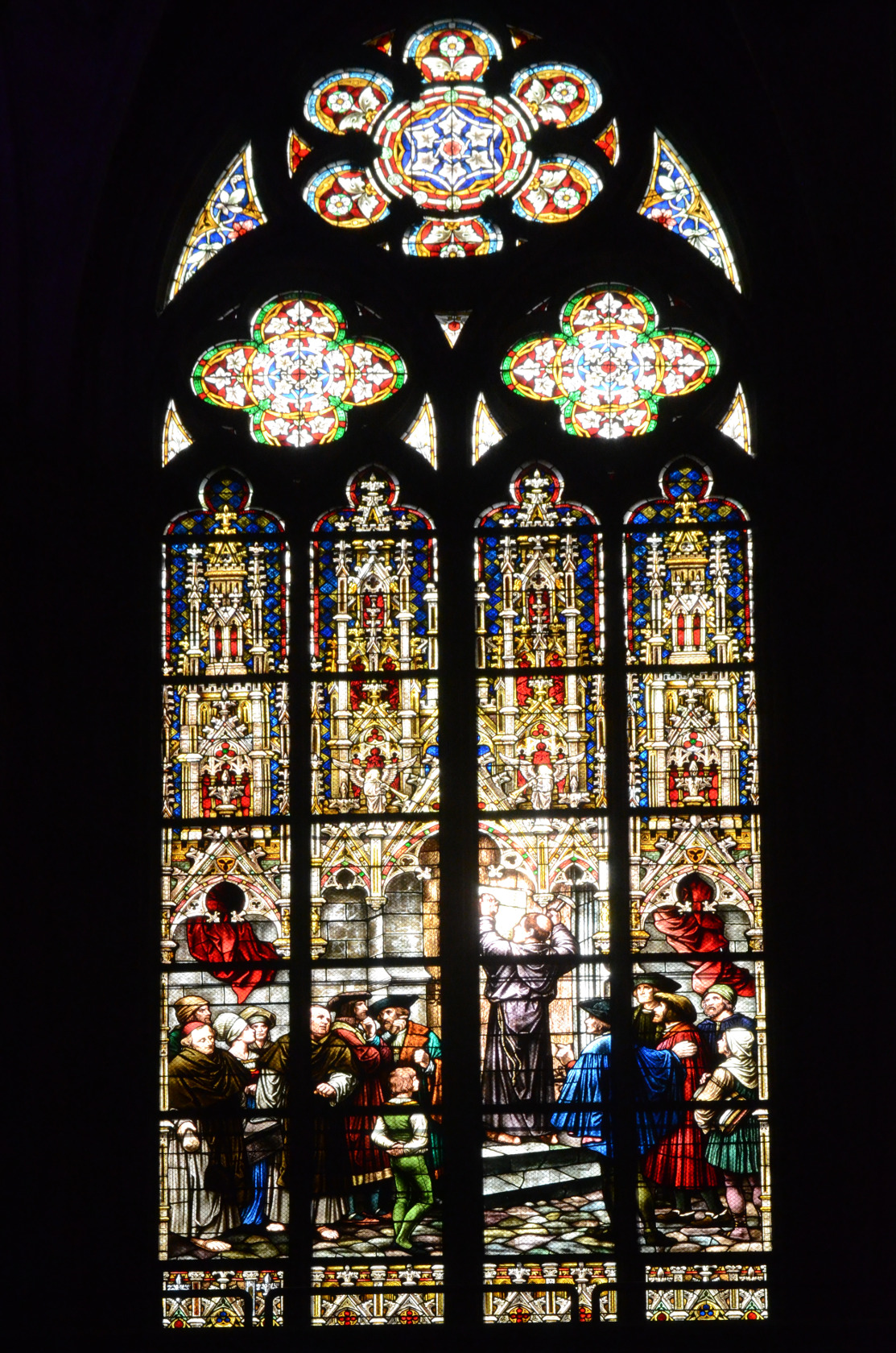 Thesenanschlag durch Luther