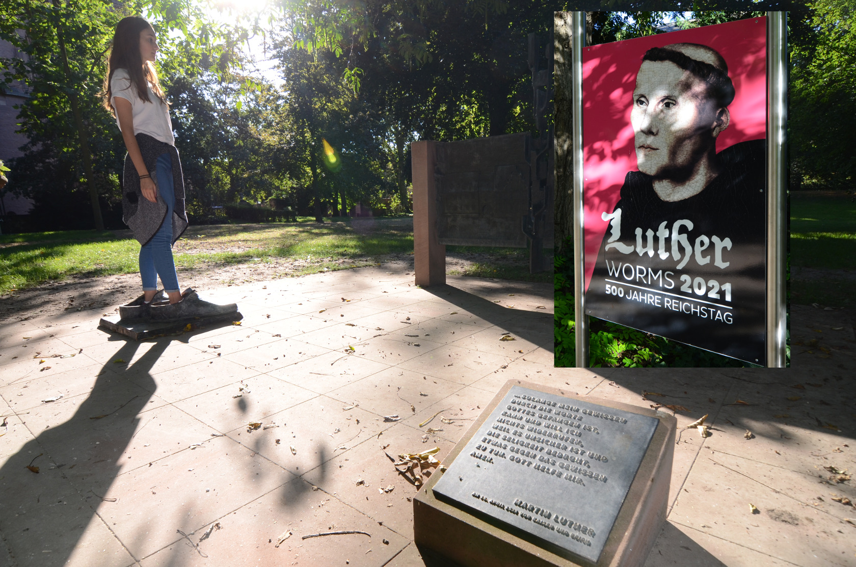 Luthers Schuhe sind zu groß