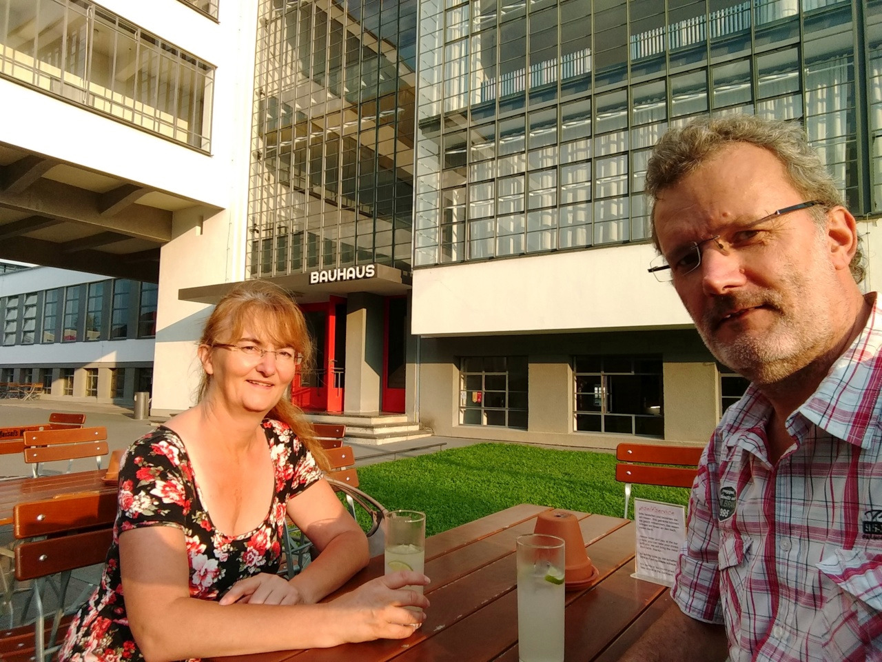 Am Bauhaus in Dessau