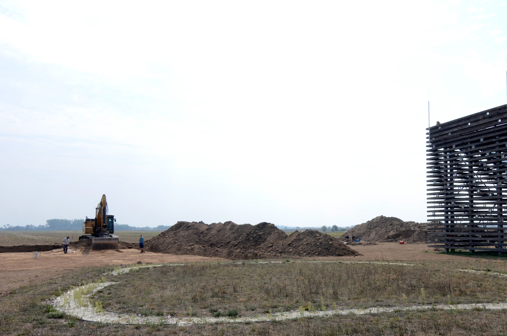 Ausgrabungsstätte in Pömmelte